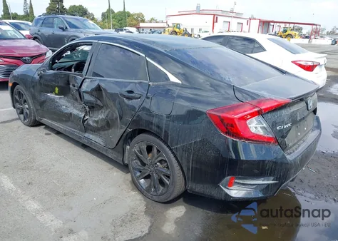2019 Honda Civic Sport из США, поврежденный, VIN 2HGFC2F84KH595025